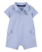 Baby Pickleball Cotton Romper