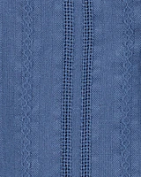 Baby Button-Down Cotton Romper