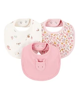 Baby 3-Pack Floral Bibs