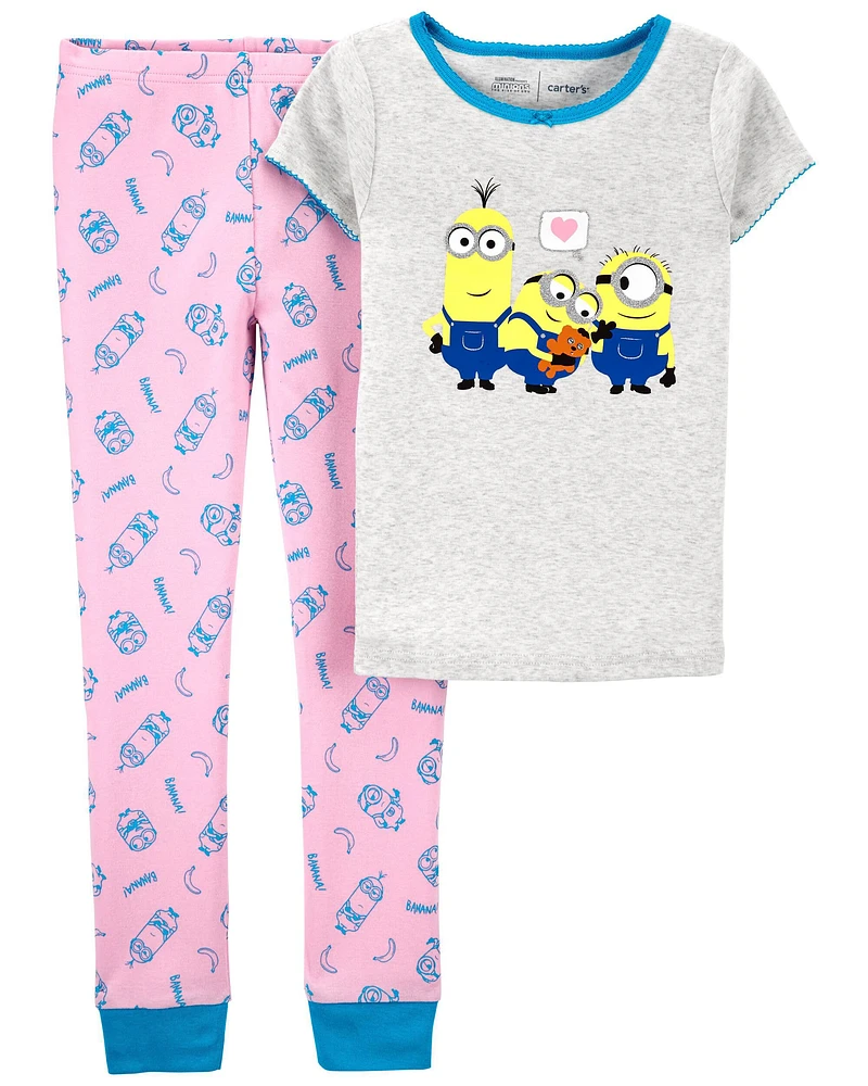 Kid 2-Piece Minions 100% Snug Fit Cotton PJs