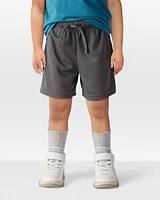 Toddler Boy Active Mesh Shorts - Grey