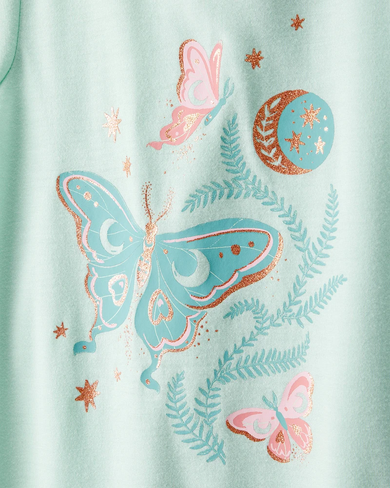 Kid 2-Pack Butterfly Moons Nightgowns