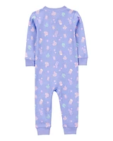 Toddler 1-Piece Jellyfish 100% Snug Fit Cotton Footless Pyjamas