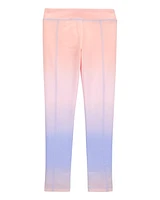 Kid High-Rise Ombre Leggings - Pink/Purple