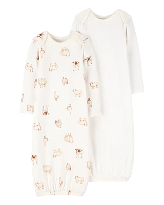 Baby 2-Pack PurelySoft Sleeper Gowns