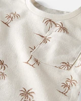 Baby Palm Tree 2-Piece Set Made with Organic Cotton