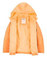 Girls Midweight Athletic Jacket - Orange