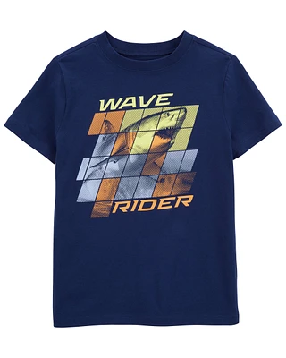 Wave Rider Shark Graphic Tee
