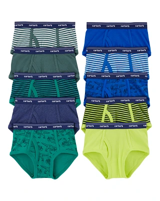 Toddler 10-Pack Cotton Briefs Underwear