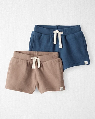 Baby 2-Pack Organic Cotton Shorts