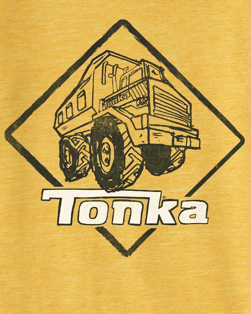 Toddler Tonka Truck Short-Sleeve Graphic Tee - Gold
