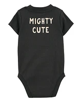 Baby 2-Piece Dinosaur Bodysuit Pant Set - Black/Taupe
