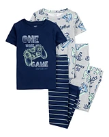 Kid 4-Piece Gamer Cotton Pyjamas