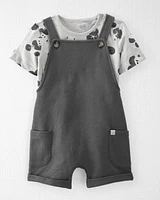 Toddler 2-Piece Organic Cotton Romper Set