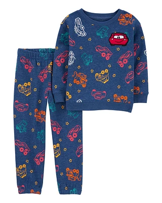 Baby 2-Piece Cars Sweatshirt & Pant Set