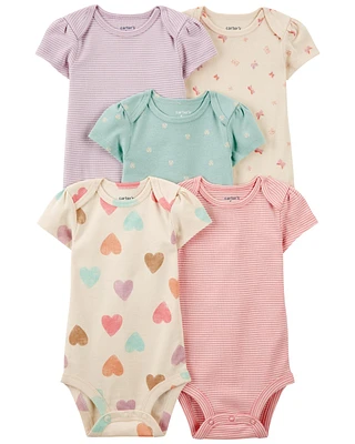 Baby 5-Pack Short-Sleeve Bodysuits