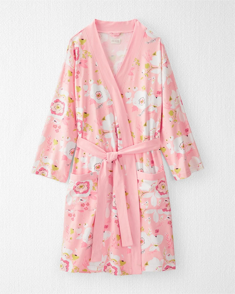 Adult Organic Cotton Rib Robe