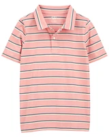 Kid Striped Jersey Polo