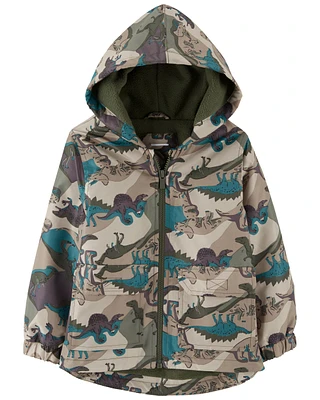 Fleece Lined Rain Jacket