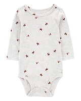 Baby 2-Piece Reindeer Bodysuit & Suspender Pant Set