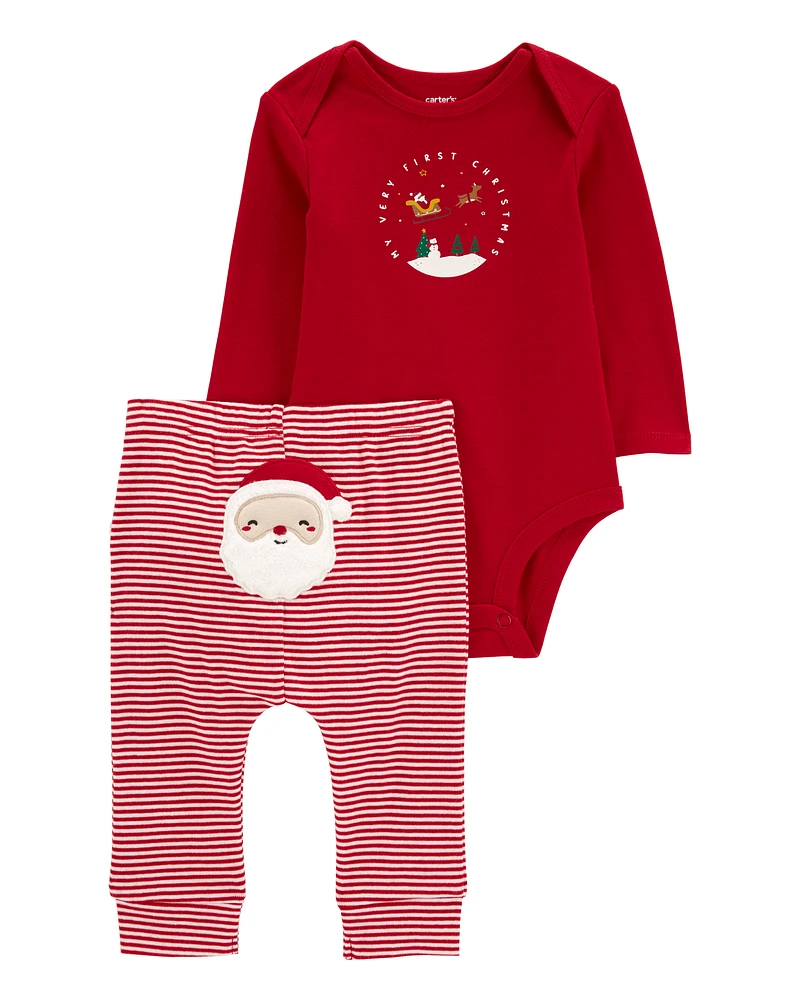 Baby 2-Piece My First Christmas Outfit Set