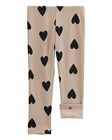 Baby Heart Cozy Fleece Leggings