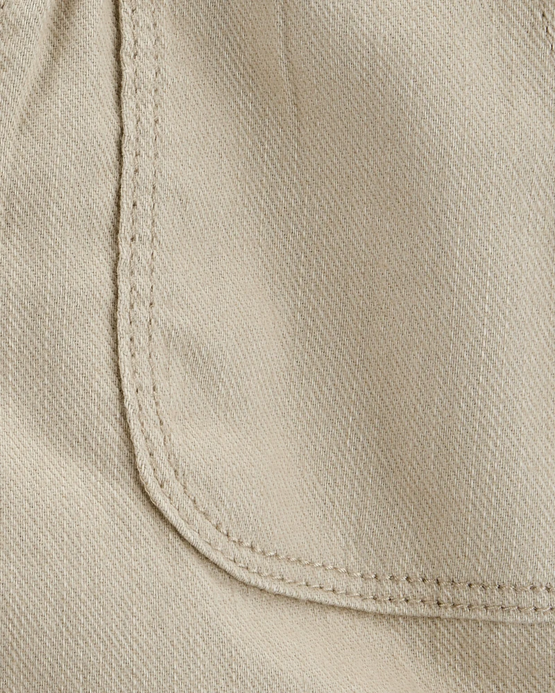 Baby Pull-On Twill Shorts