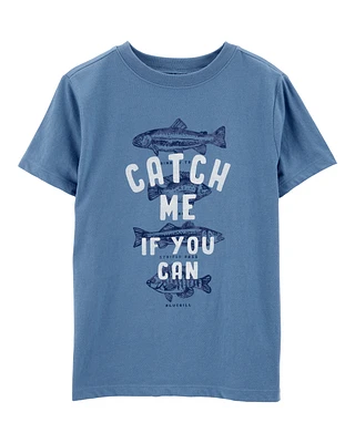 Kid Fishing Graphic Tee