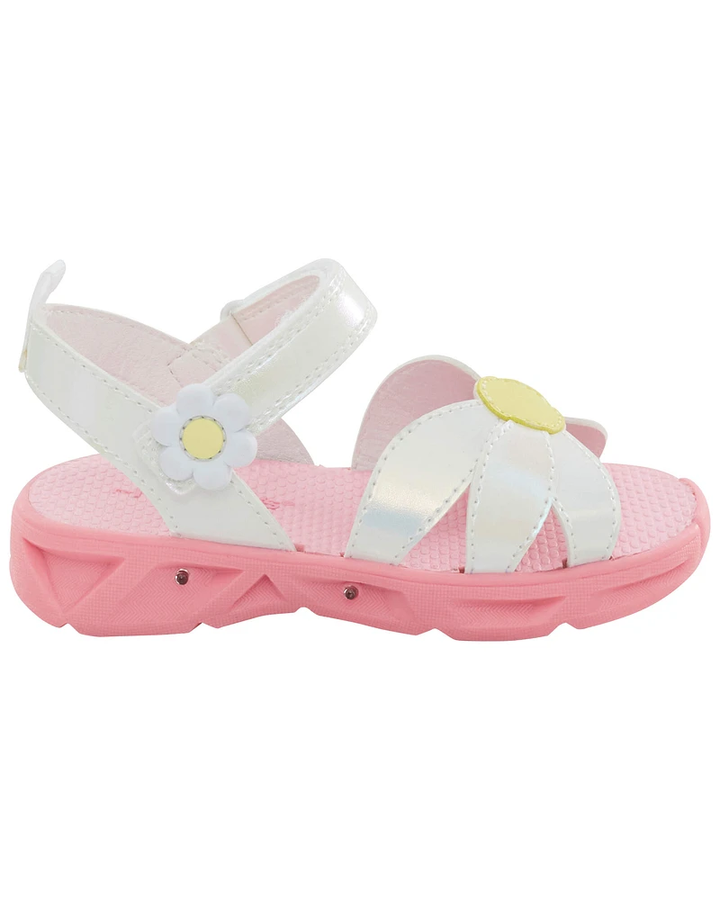 Toddler Light-Up Daisy Sandals