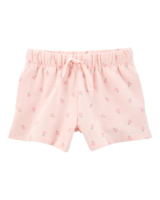 Toddler Girl Pull-On French Terry Shorts - Pink