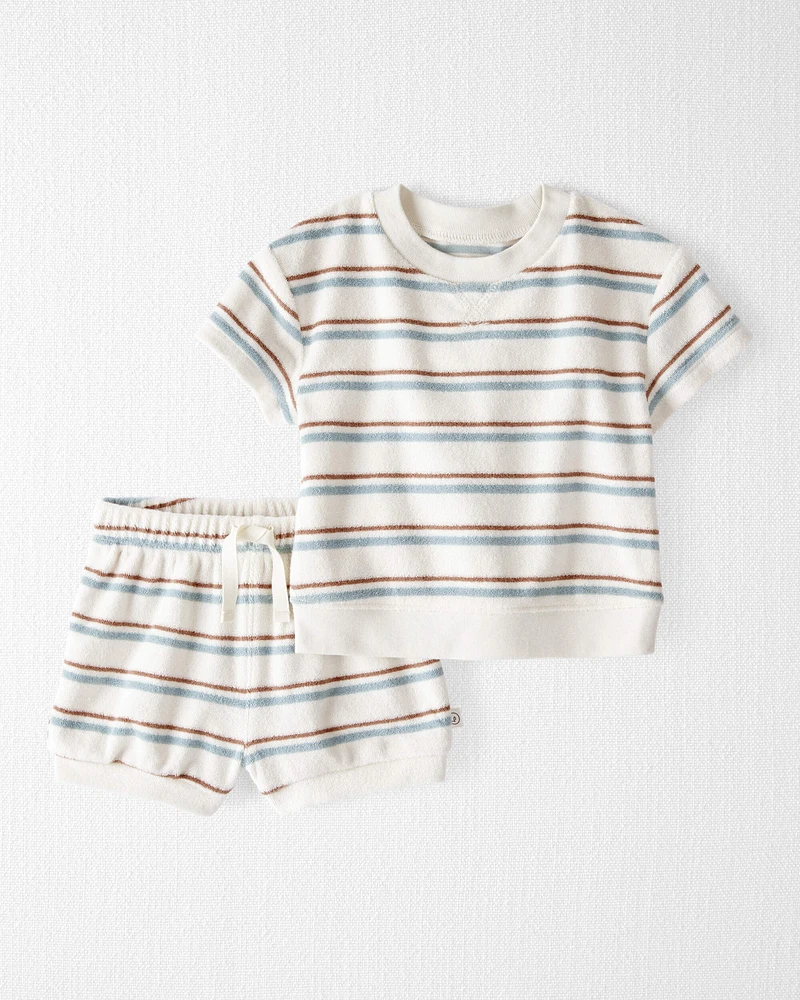 Baby 2-Piece Terry Set Made With Organic Cotton