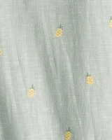 Toddler Organic Cotton Pineapple-Print Tee