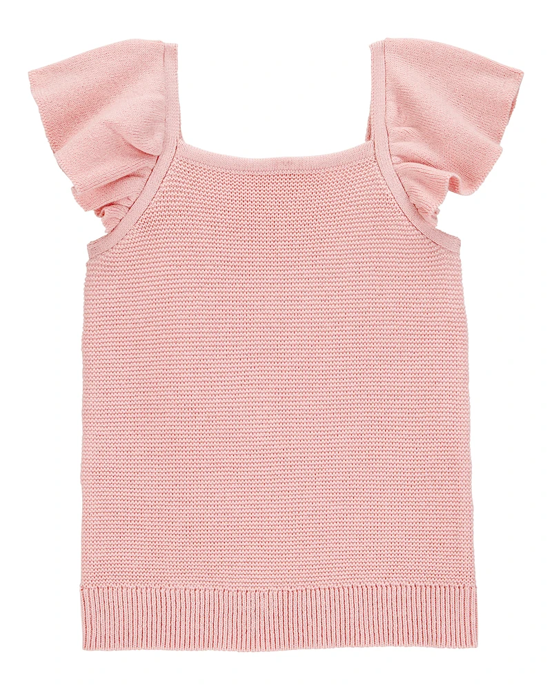 Toddler Flutter-Sleeve Tank