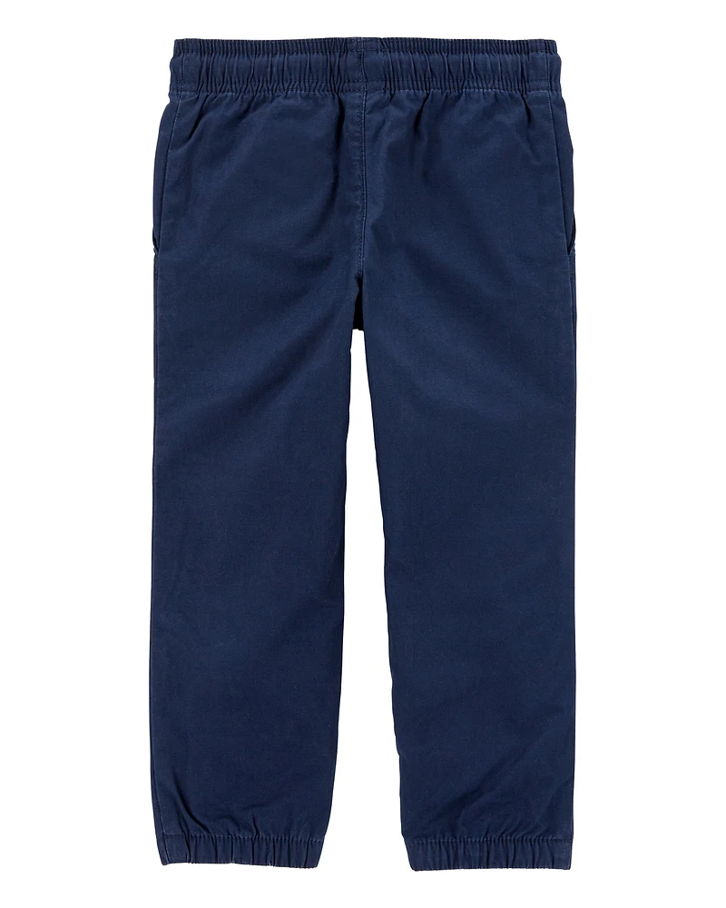 Baby Pull-On Poplin Pants