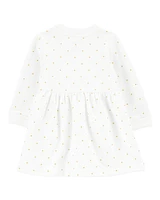 Baby Polka Dot Fleece Dress