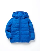 Baby Fossil Dino Print Packable Puffer Jacket