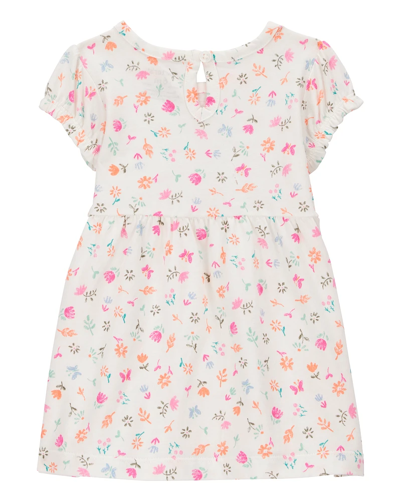 Baby Girl 2-Piece Dress & Romper Set