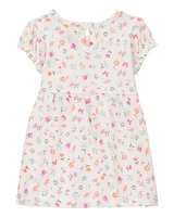 Baby Girl 2-Piece Dress & Romper Set