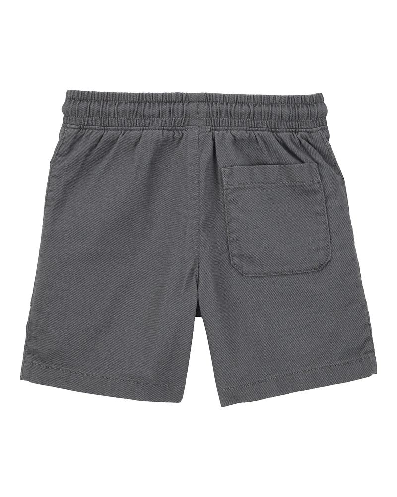 Kid Pull-On Twill Shorts