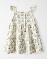 Baby Organic Cotton Floral-Print Dress