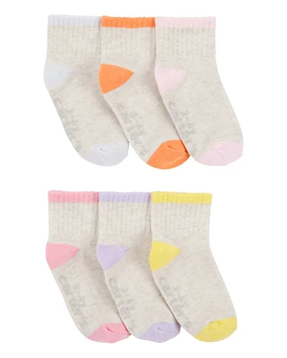 Toddler Girl 6-Pack Ankle Socks