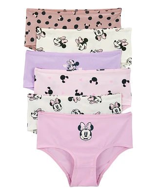 Toddler 6-Pack Minnie Mouse Stretch Cotton Underwear