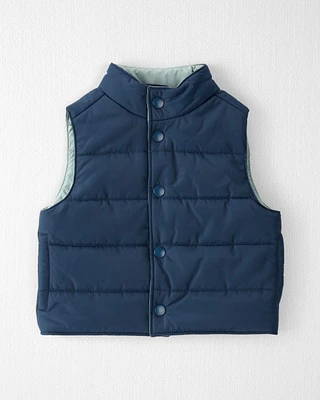 Baby 2-in-1 Puffer Vest Made with Recycled Materials