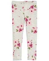 Enfant en bas âge Legging à motifs de fleurs