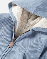 Baby Sherpa Lined Jacket Made with Organic Cotton