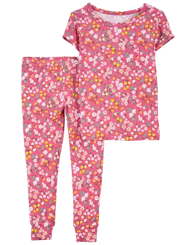 Carters Oshkosh 2-Piece Floral Loose Fit PJs