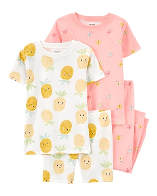 Baby 2-Pack Assorted Print Cotton Pyjamas