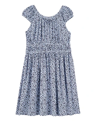 Kid Floral Viscose Dress