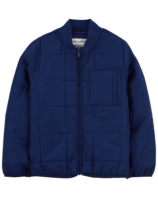Fleece-Lined Quilted Midweight Jacket