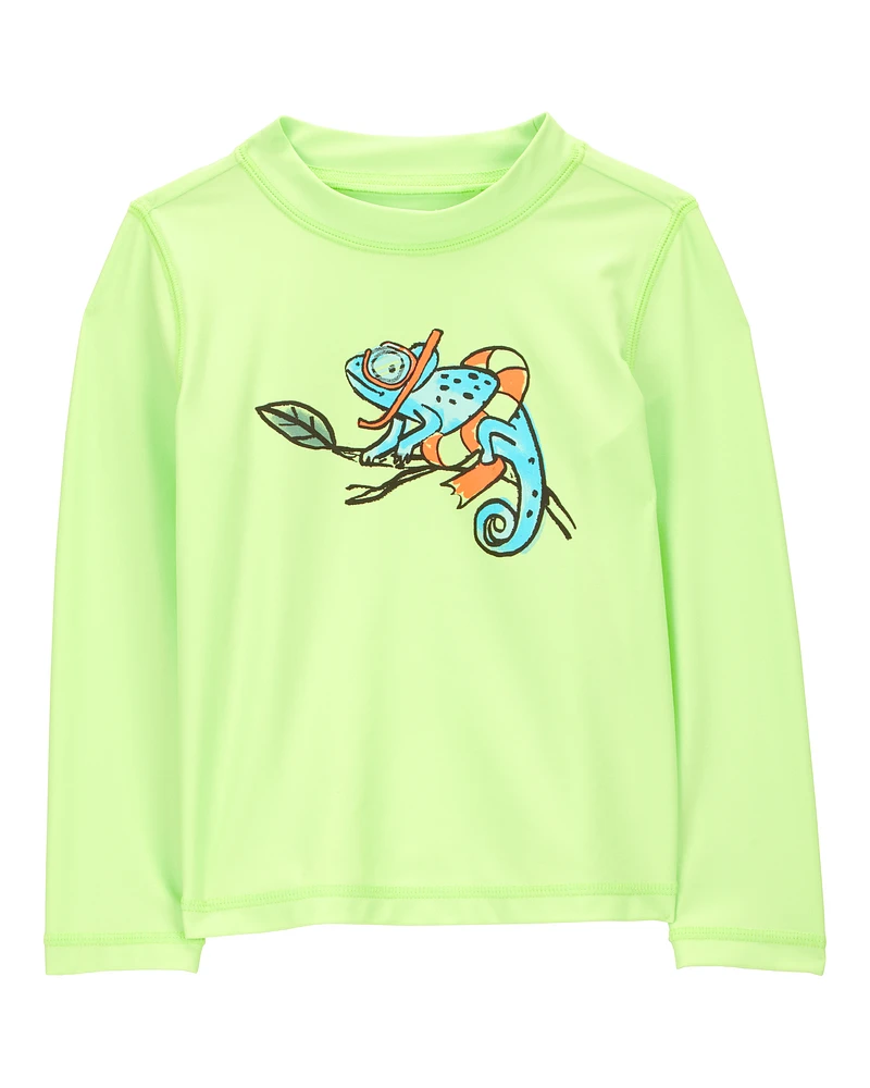 Toddler Iguana Long-Sleeve Rashguard